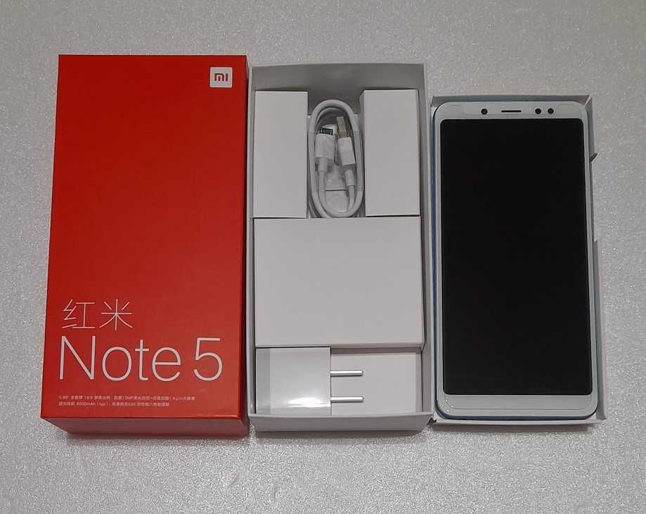 Смартфон Xiaomi Redmi Note 5 3/32Gb Blue + подарок