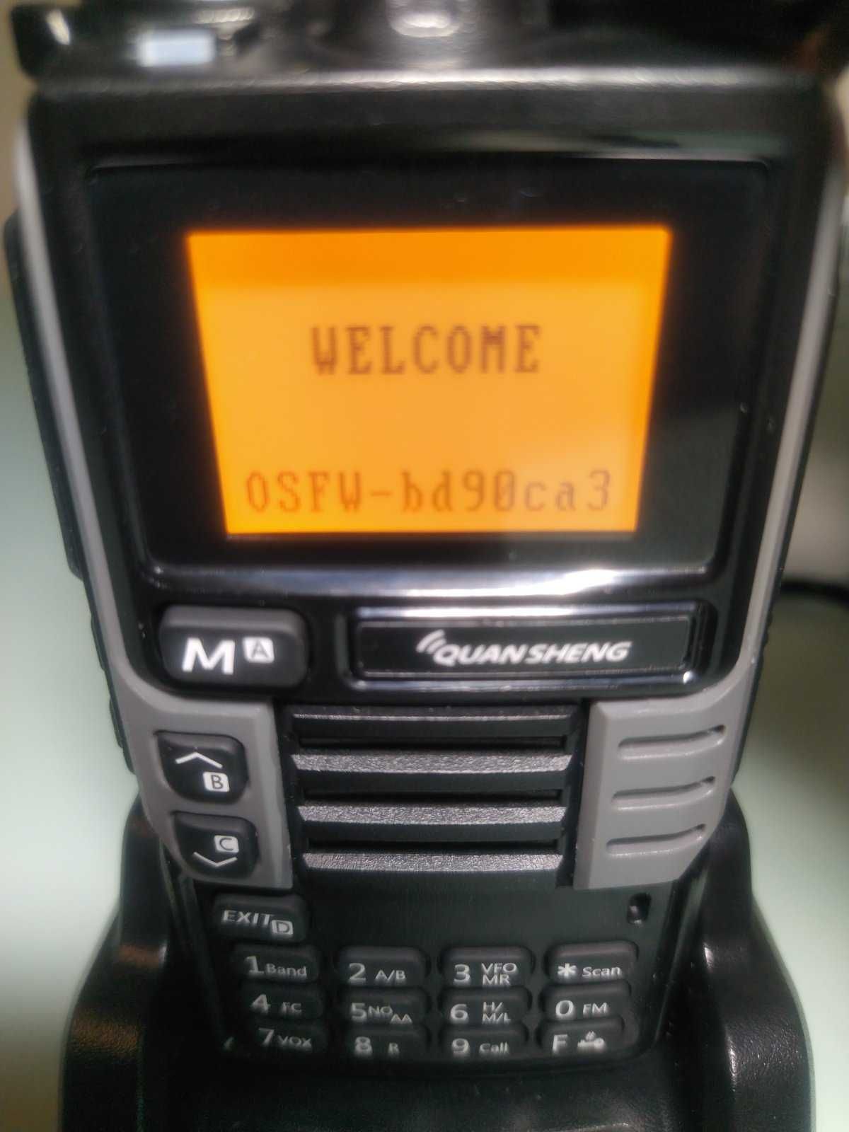 Radiotelefon Quansheng UV K6 Skaner Służb Zaprogram Loitnicze USB C