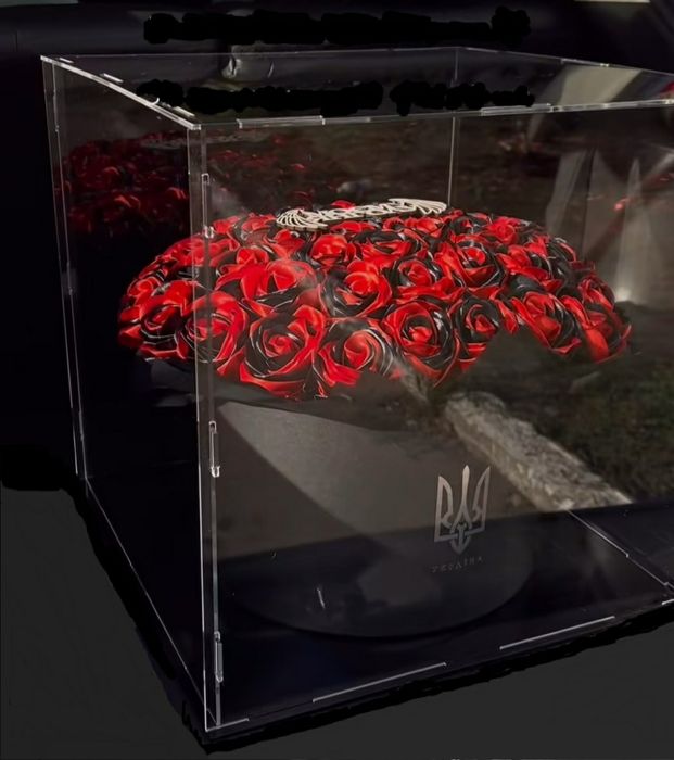 Акриловий куб!Акриловый бокс!топери,ангелочки,коробки для квітів!