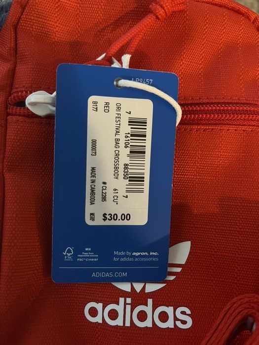 Слінг-сумка бананка Adidas Utility 4 через плече