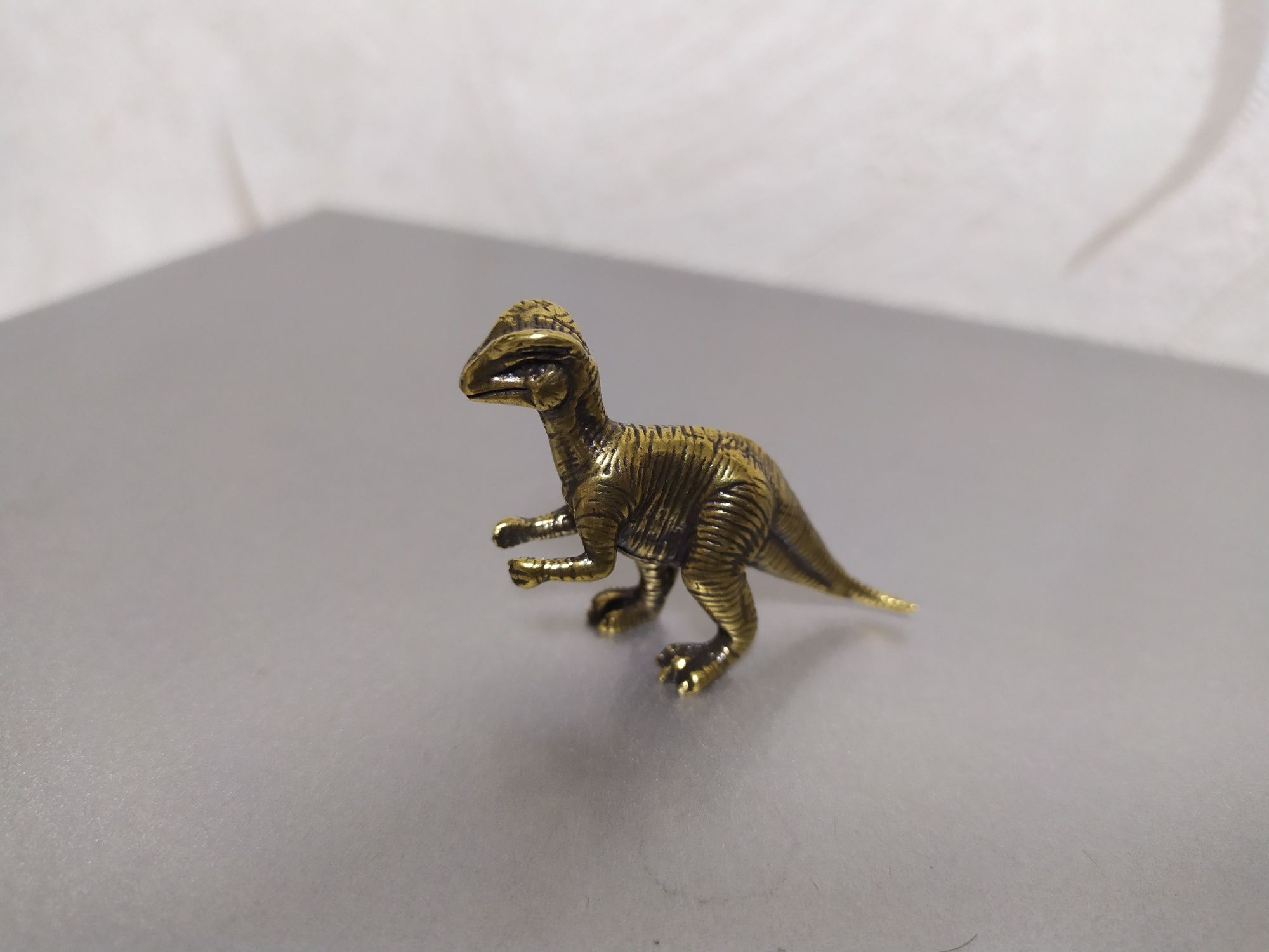 Статуэтка латунная динозавр, коллекцияонная