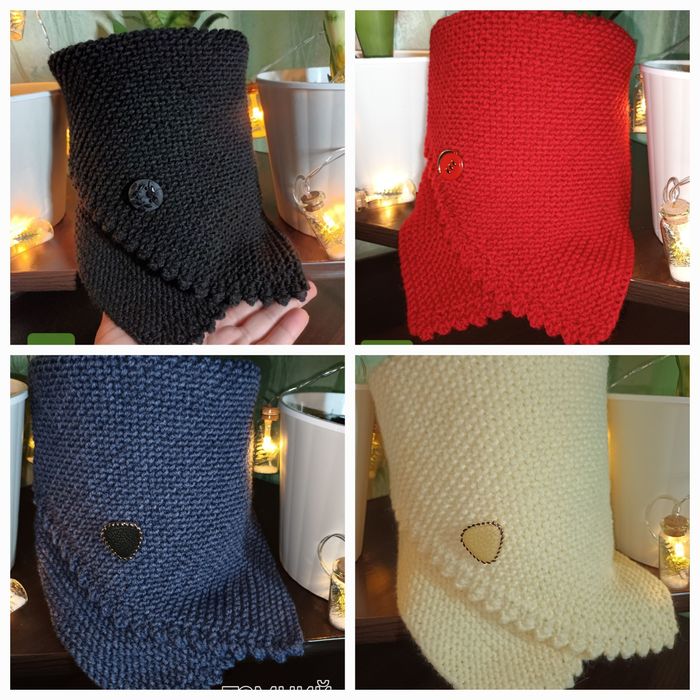 Шарф-снуд жіночий.