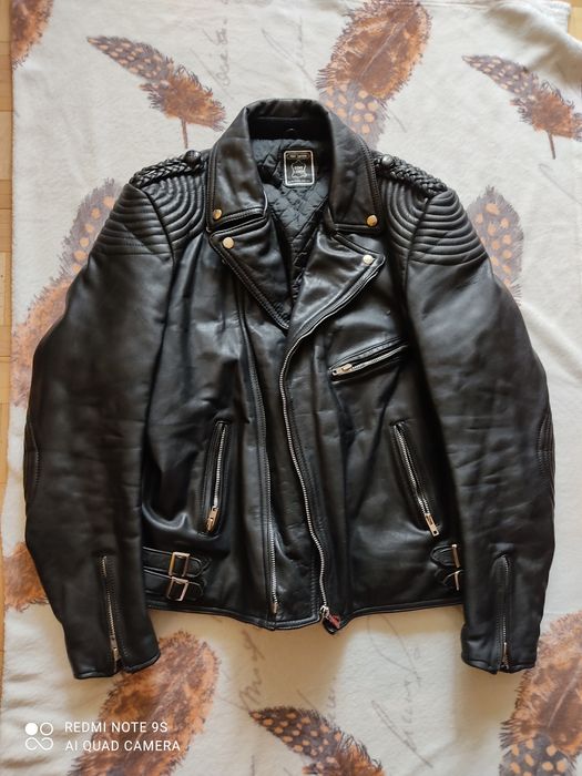 Kurtka skórzana Vintage ( skóra naturalna) męska Hein Gericke