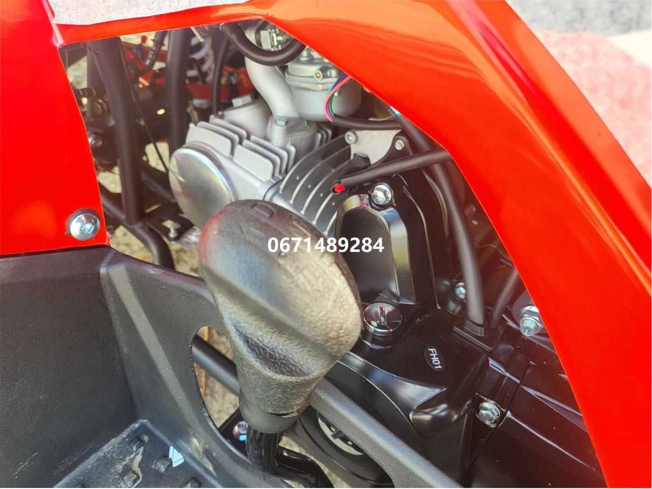 Квадроцикл SP125-8 СПАРК доставка під двір Коляри сірий, оранж, білий