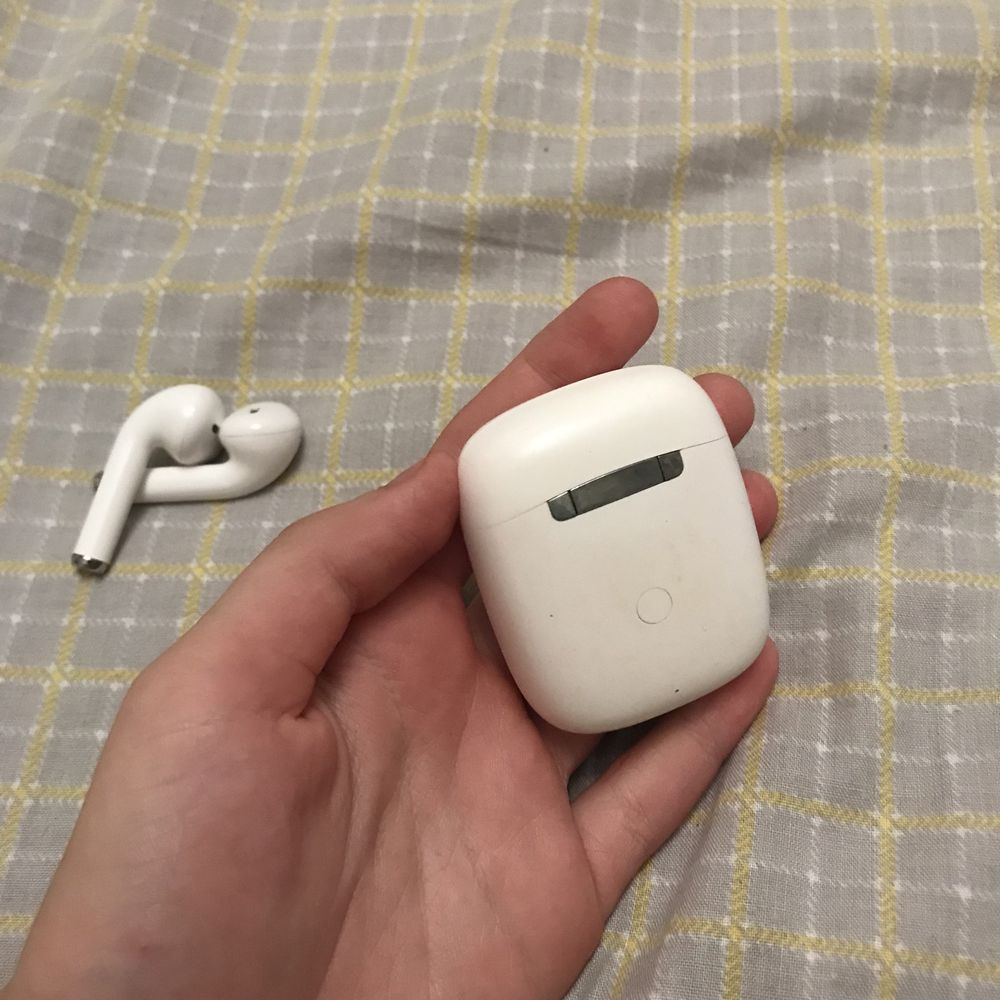 Беспроводные Наушники Baseus W04 White (NGW04-02) Air pods подделка