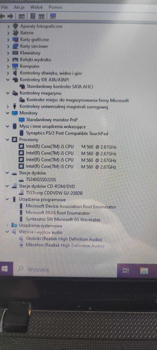 Acer 5742 - 15,6 cala - Core i5 4x3,20 GHz -6GB Ram -240GB SSD - Win10