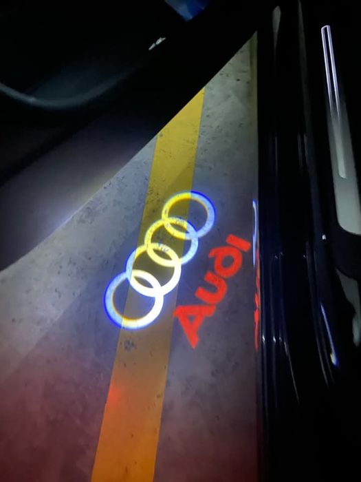 Підсвітка дверей, проекція лого VW, BMW, Audi. Toyota. Lexus, Mercedеs