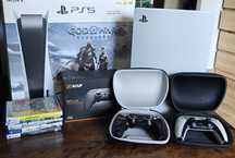 PlayStation 5 + pad SCUF + 5 gier. Stan IGŁA!