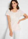T-shirt różowy z nadrukiem r.40/42