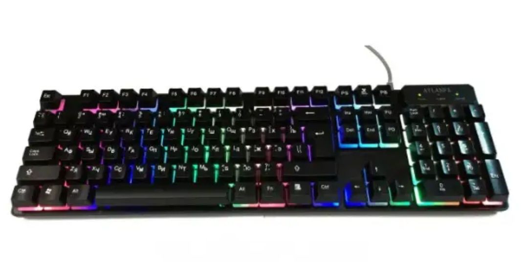 Профессиональная проводная клавиатура с подсветкой KR 6300