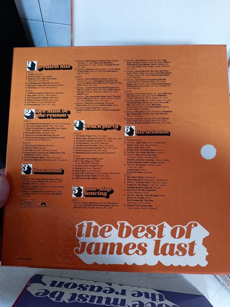 Conjunto de vinis The Best of James Last