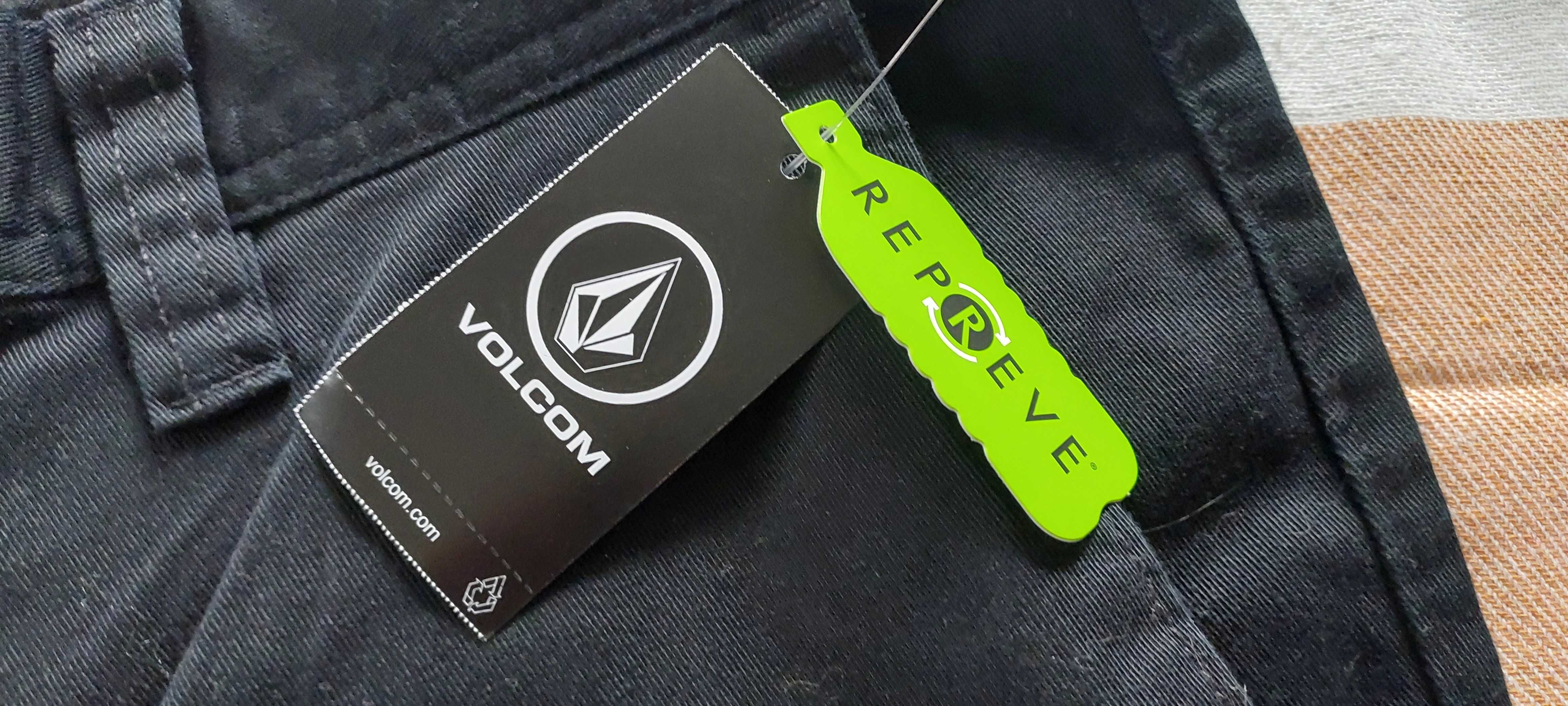 Spodnie męskie volcom frickin   modern stret black 34x30