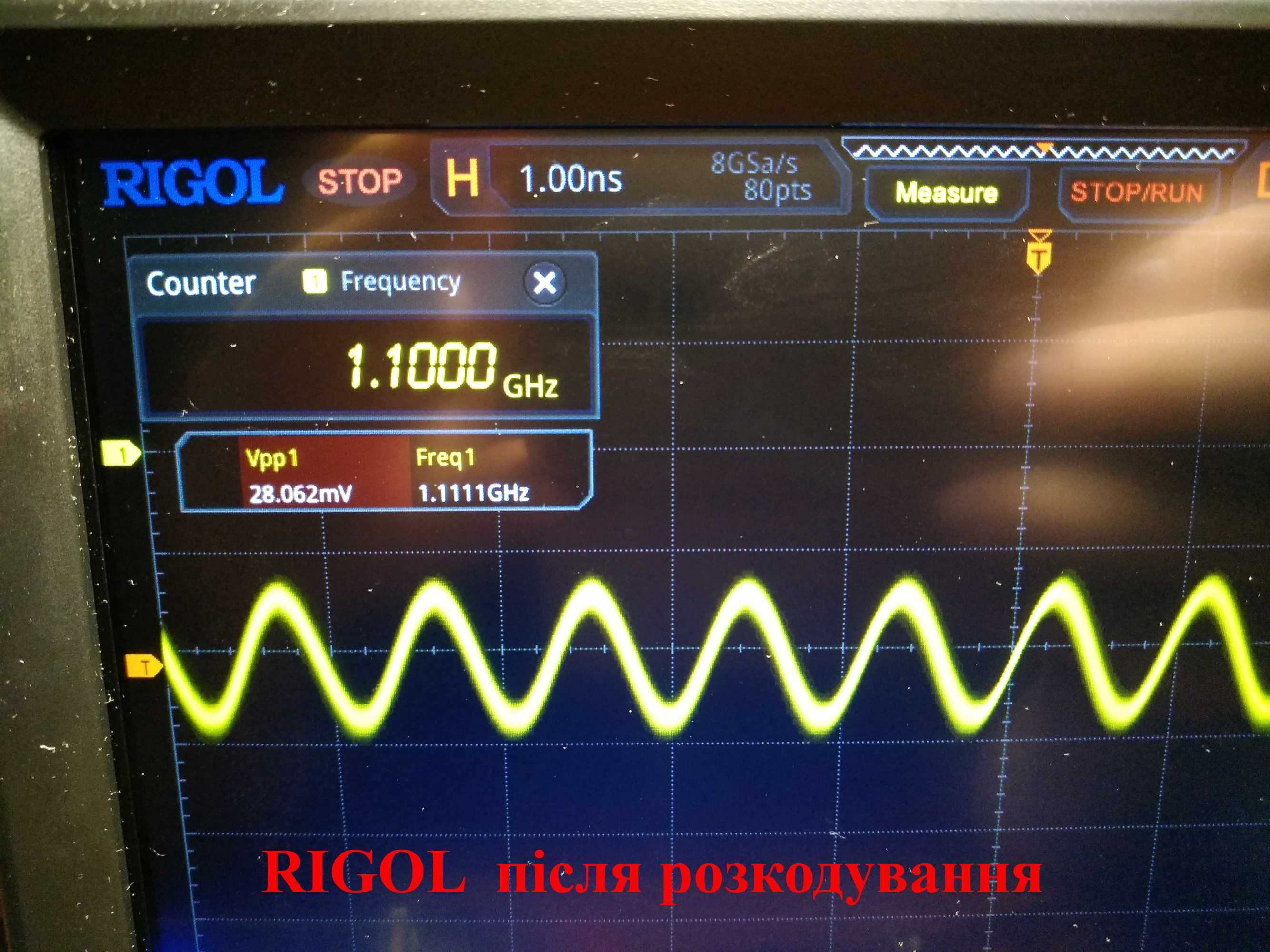 Осцилограф RIGOL MSO5000 ключ повного розкодування до можливостей 5354