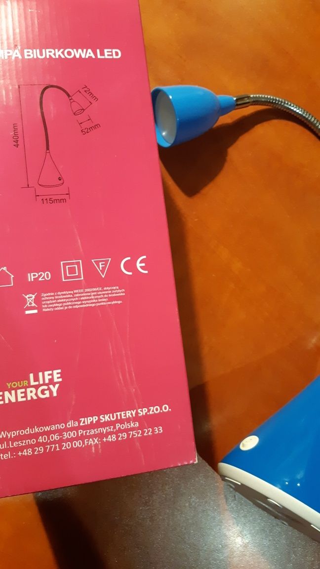 Lampka biurkowa LED ALICE
