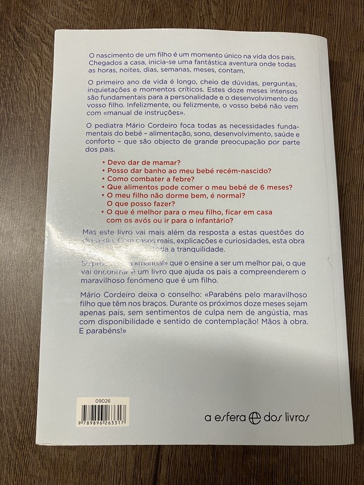 O Grande Livro do Bebé - Mário Cordeiro