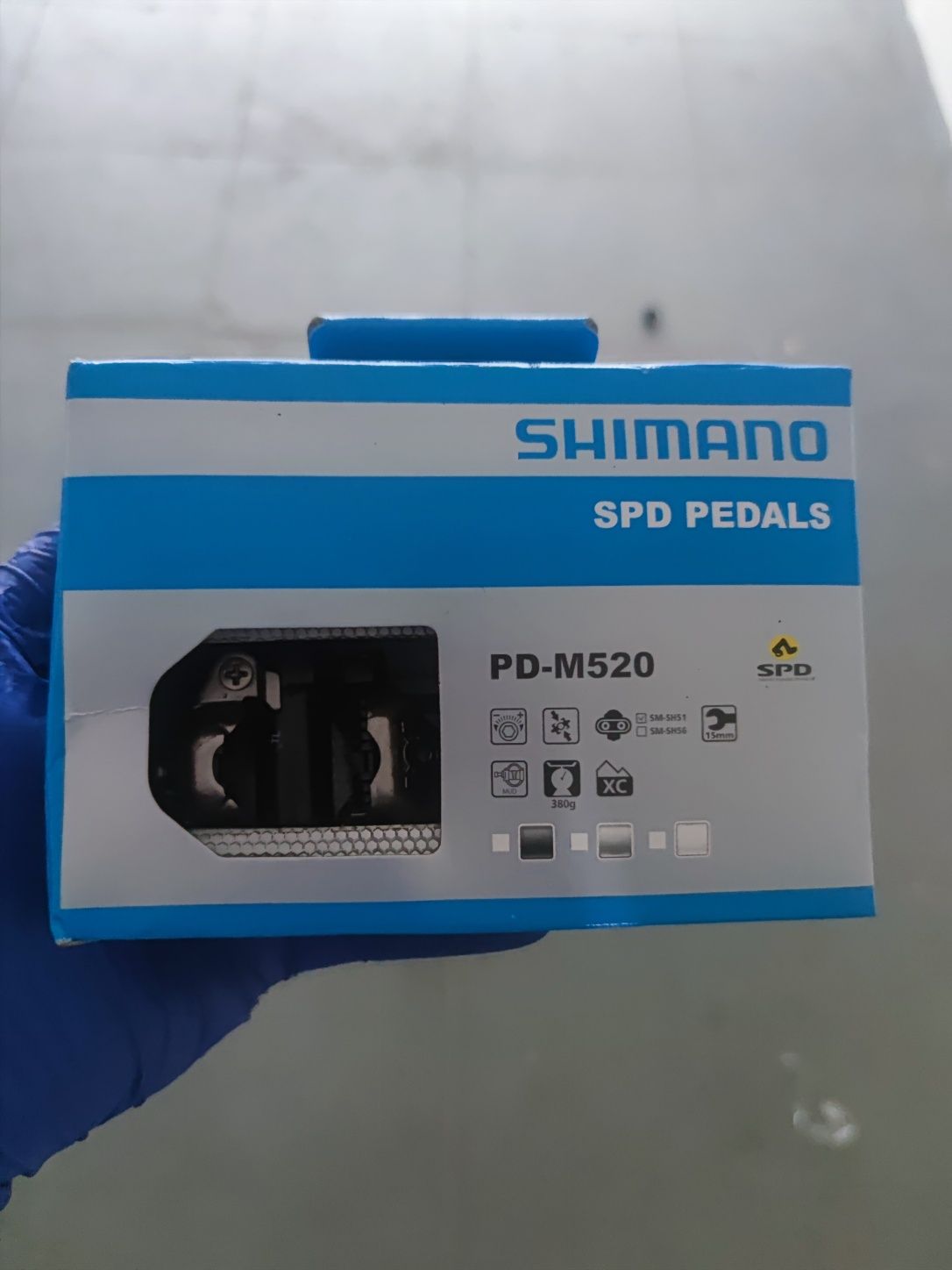 Pedais encaixe SPD Shimano 520