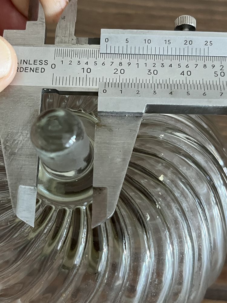 Zbiornik lampy naftowej kryształ Baccarat