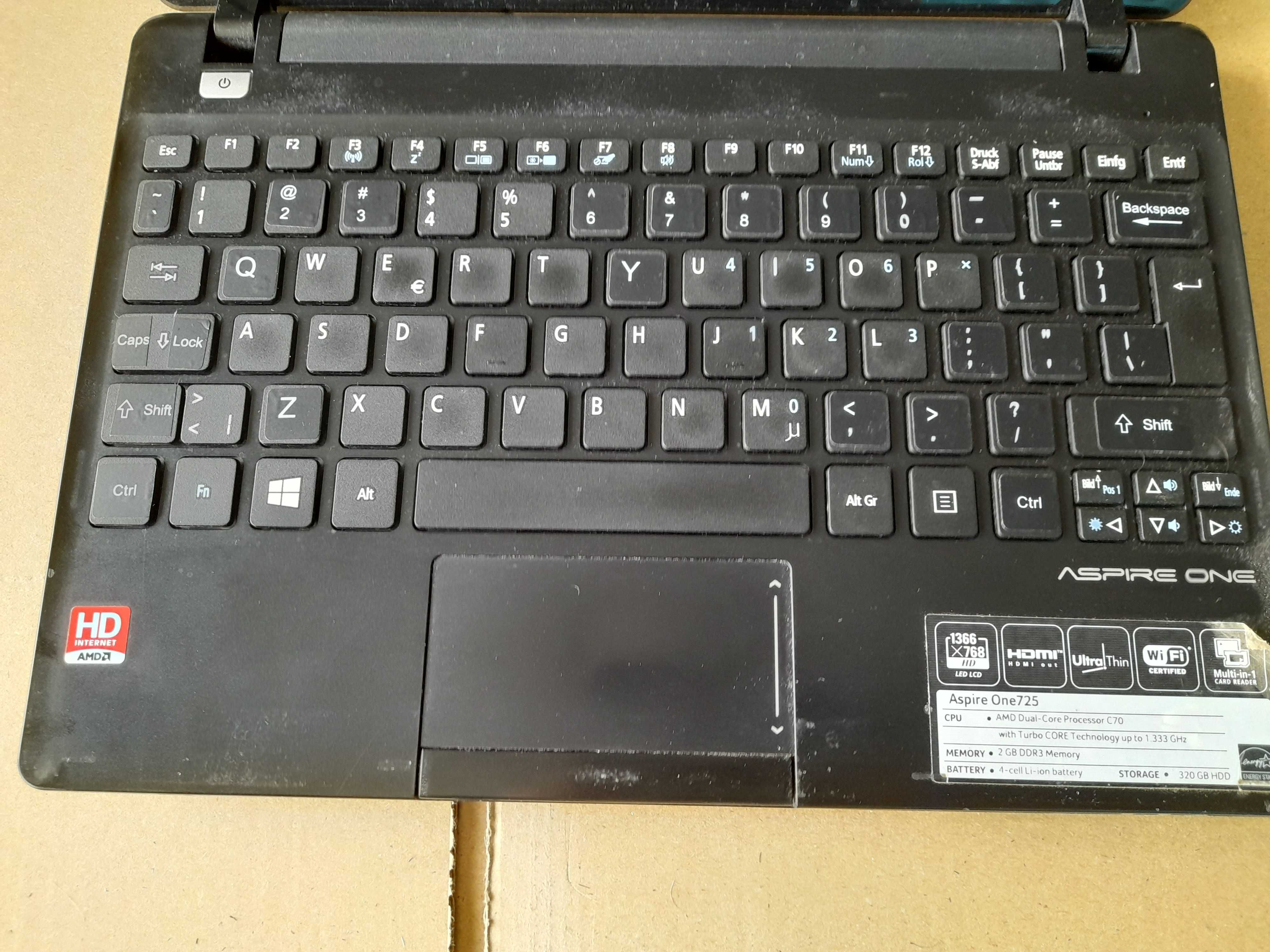 Acer Aspire One725