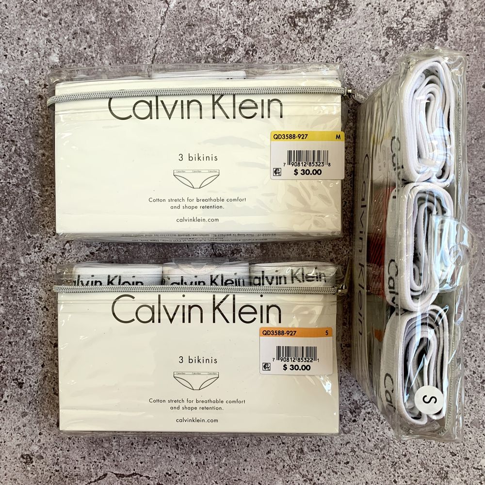 Жіночі Трусики/Бікіні/CALVIN KLEIN/Набір/оригінал100%.Размір M.