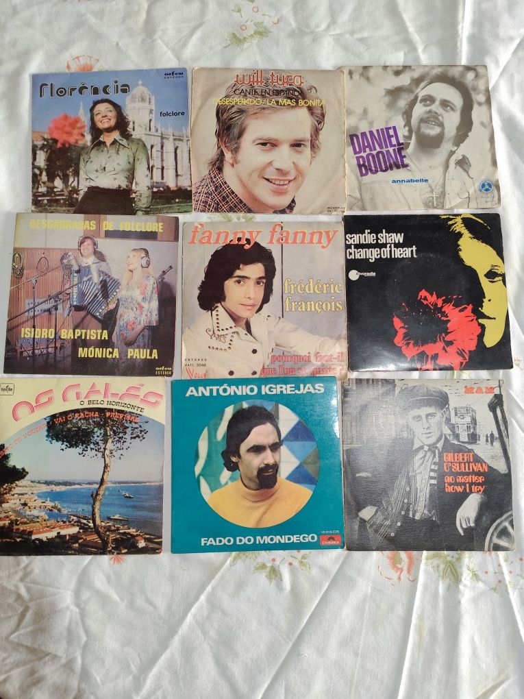 Vendo 33 discos single vinil