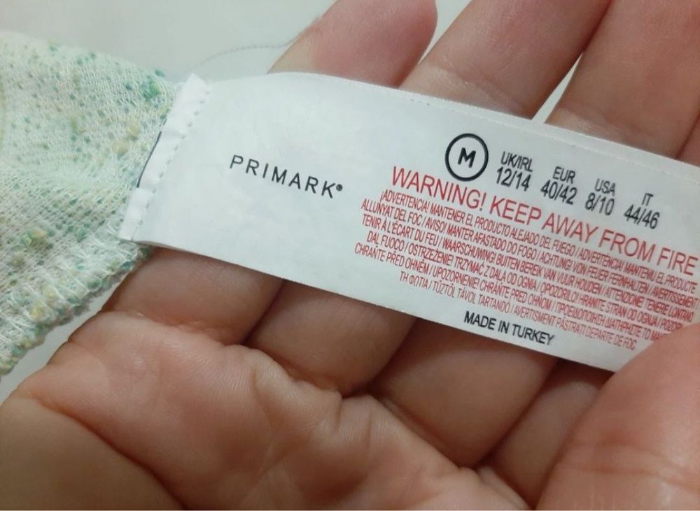 Літній костюм спідниця+топ, М-Л, Primark