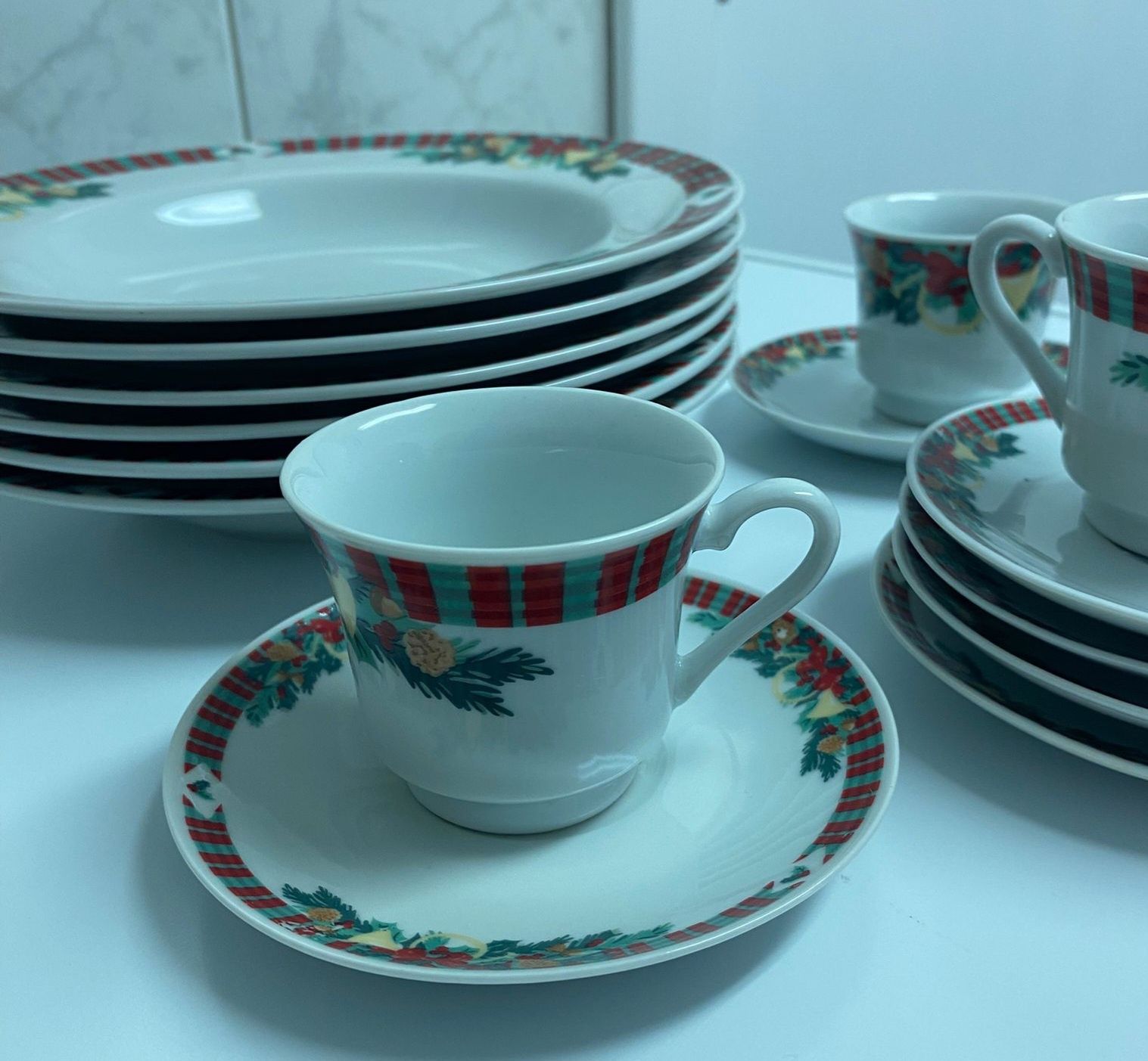 Conjunto de Loiça de natal