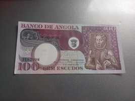 Nota de 100 Escudos Banco de Angola