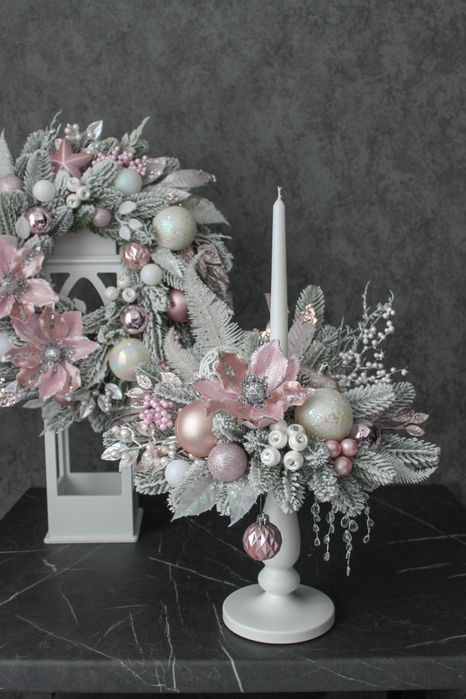 Новорічний вінок та композиція