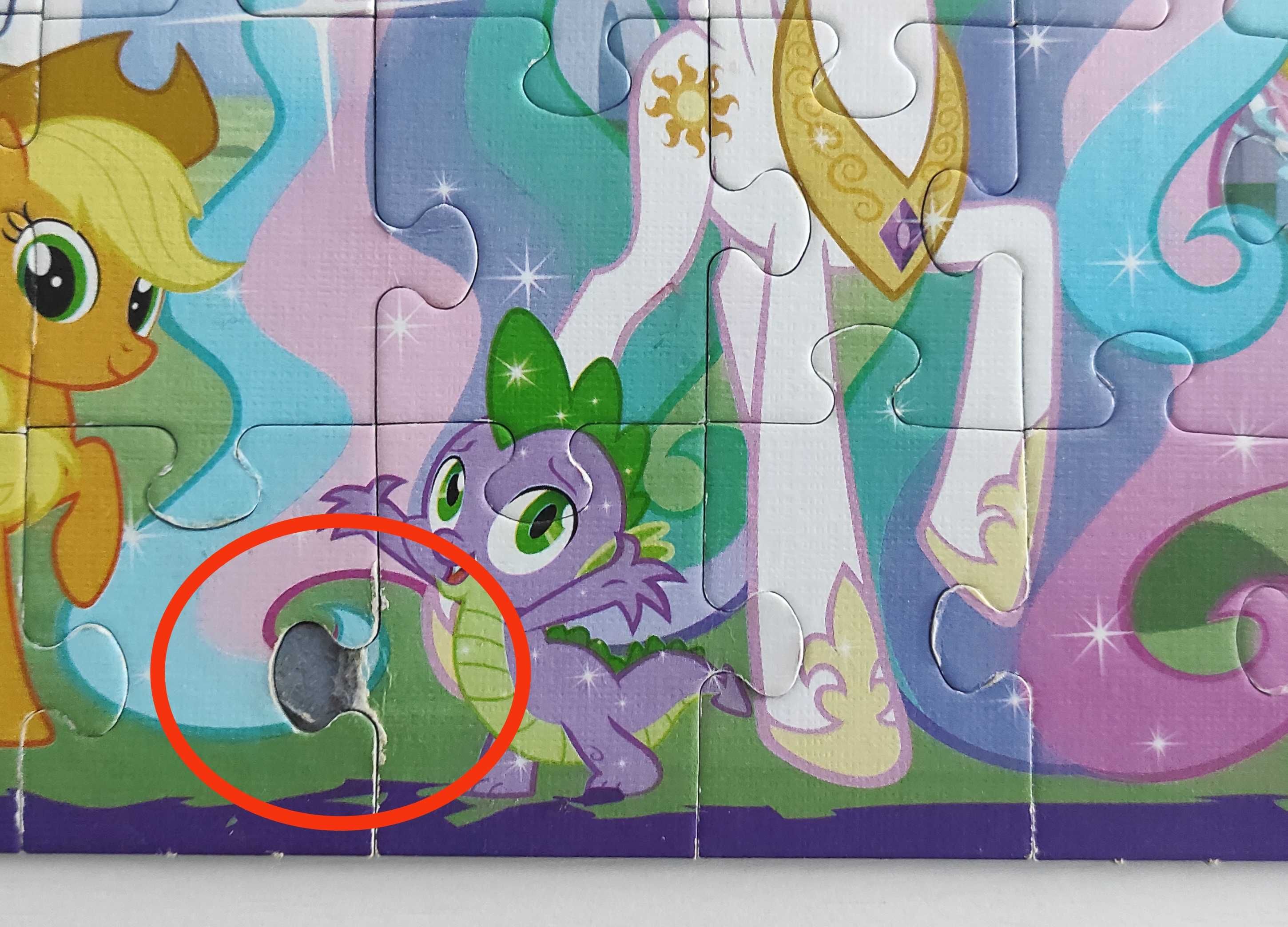 Puzzle My Little Pony - Uszkodzone
