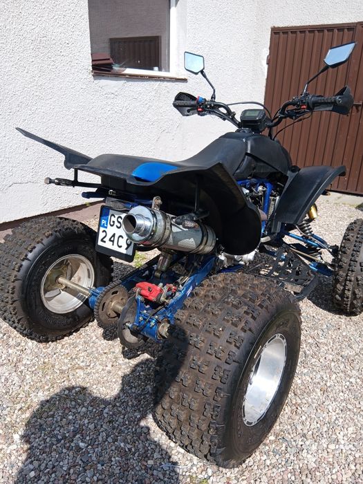 Quad Shineray Spyder 250 chłodzony cieczą , amortyzatory gazowe