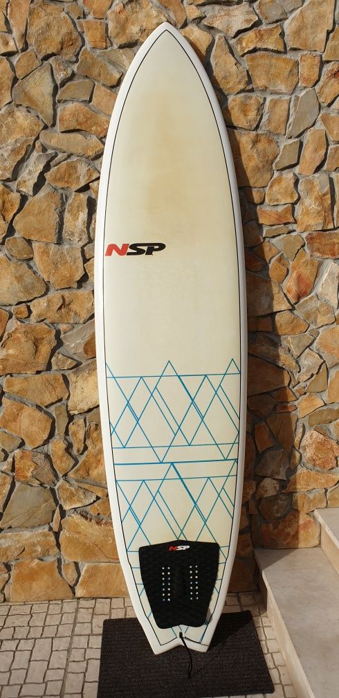 Prancha Surf NSP 7"4 (50lts), Epoxy mod Fish
