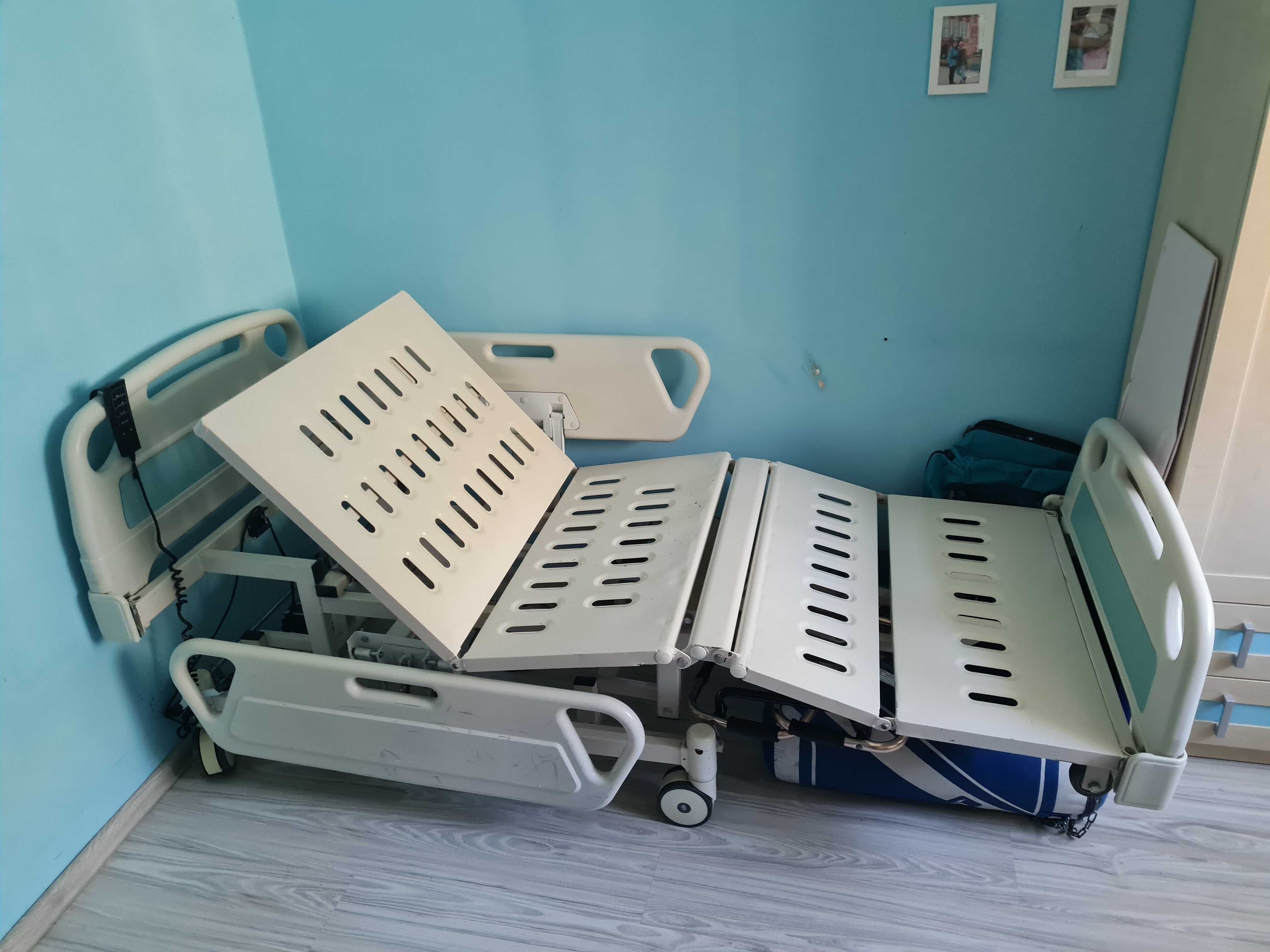 Łózko rehabilitacyjne, używane, sprawne siłowniki i mechanizmy