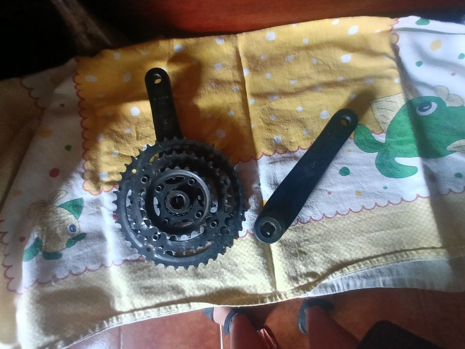 Pedaleira sram ponta quadrada