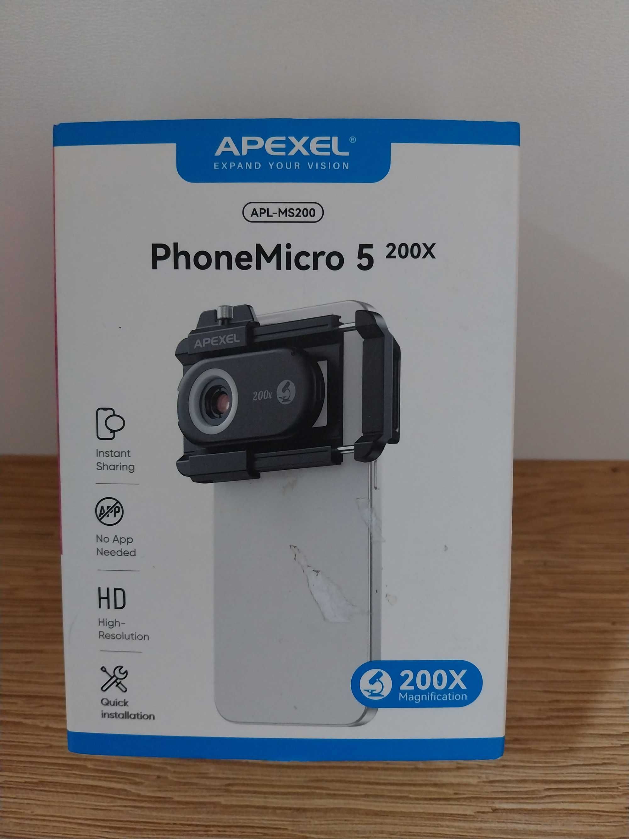 Obiektyw do telefonu 200x APEXEL APL-MS200