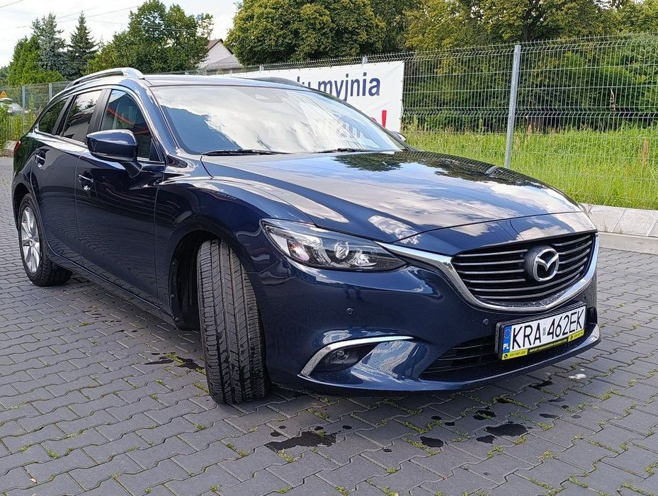 Mazda 6 2.0 Bezwypadkowa ,Nawigacja ,Grzane fotele ,lakier perła