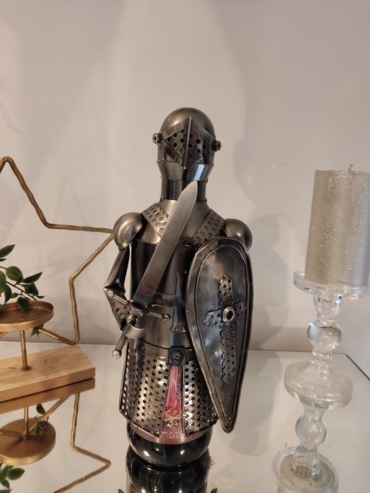 Porta garrafas de metal