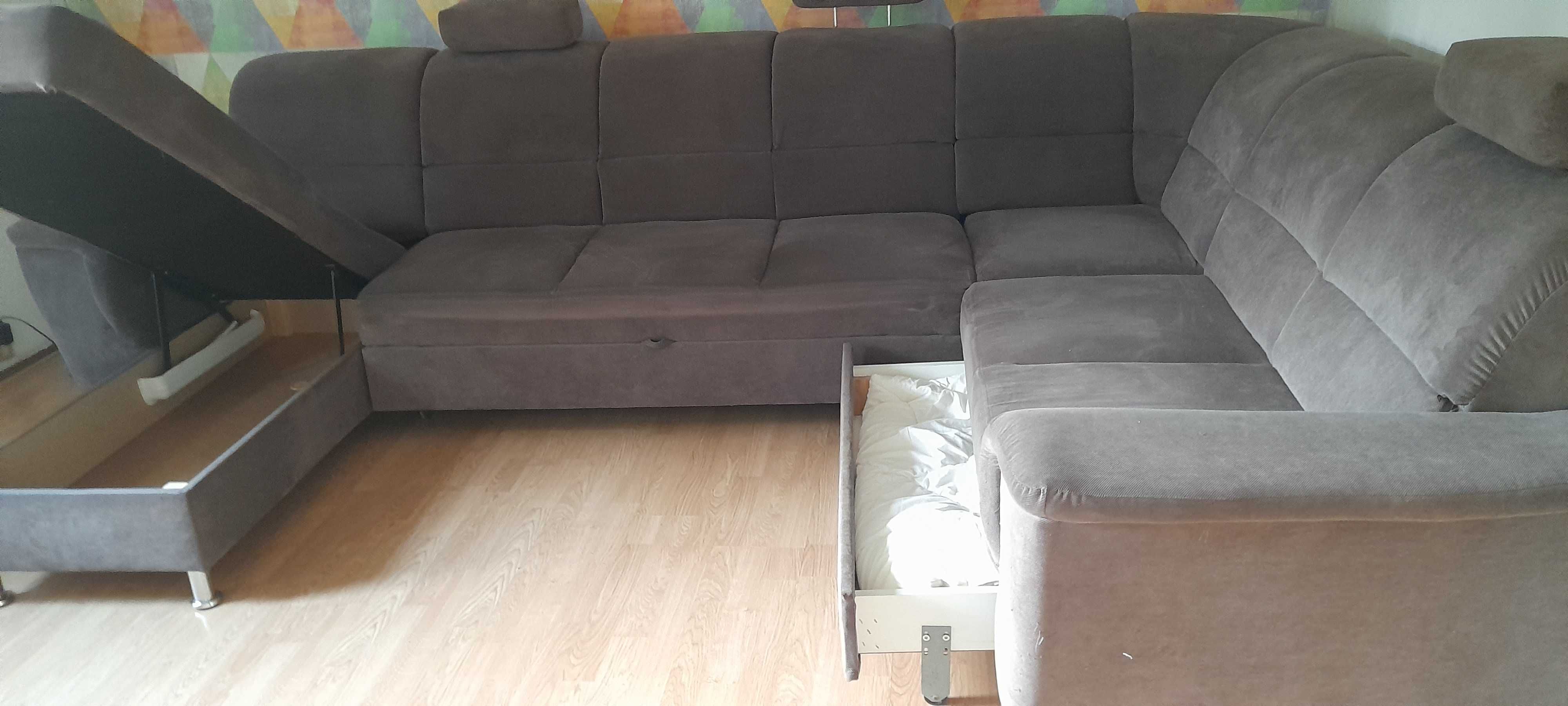 duży narożnik rozkładany