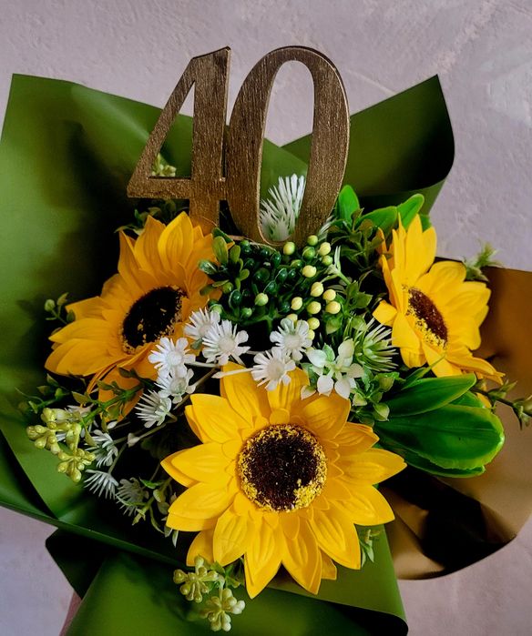 Kwiaty z mydła prezent flowerbox
