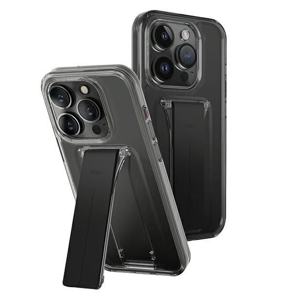 UNIQ etui Heldro Mount with Stand iPhone15 Pro Max 6.7" dymny/vapour