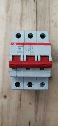 Interruptor Seccionador Tripolar ABB SD203 63A - Novo Sem Caixa
