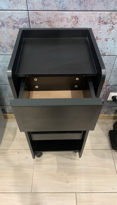 Regał z szufladami pomocnik fryzjerski kosmetyczny na kółkach