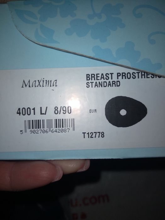 Proteza silikonowe piersi NOWA
