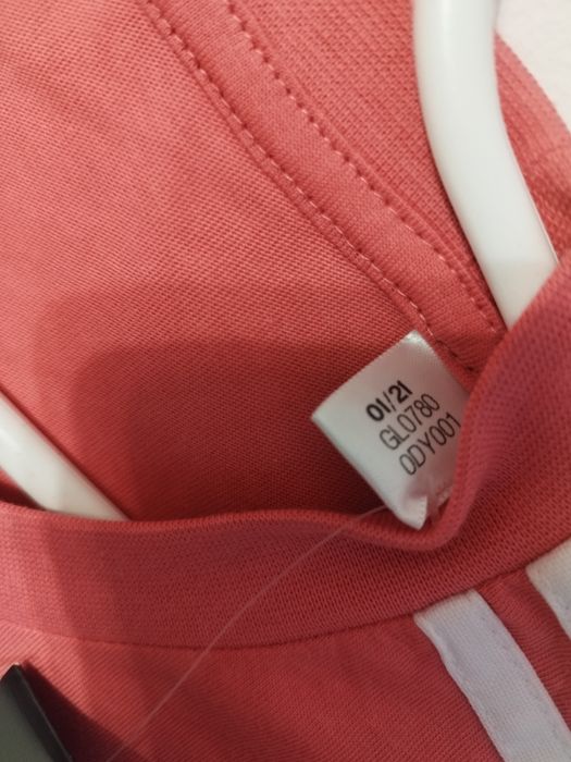 S Koszulka Adidas T-Shirt Essentials 3-Stripes GL0780 Różowy Loose Fit