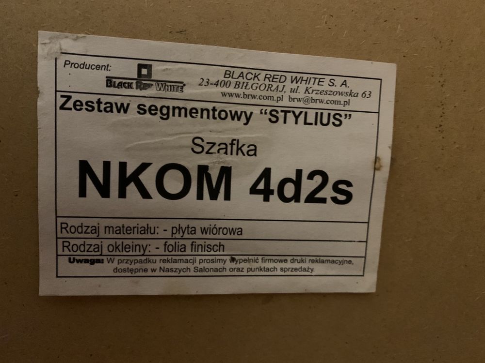 Witryna narożna Stylius BRW