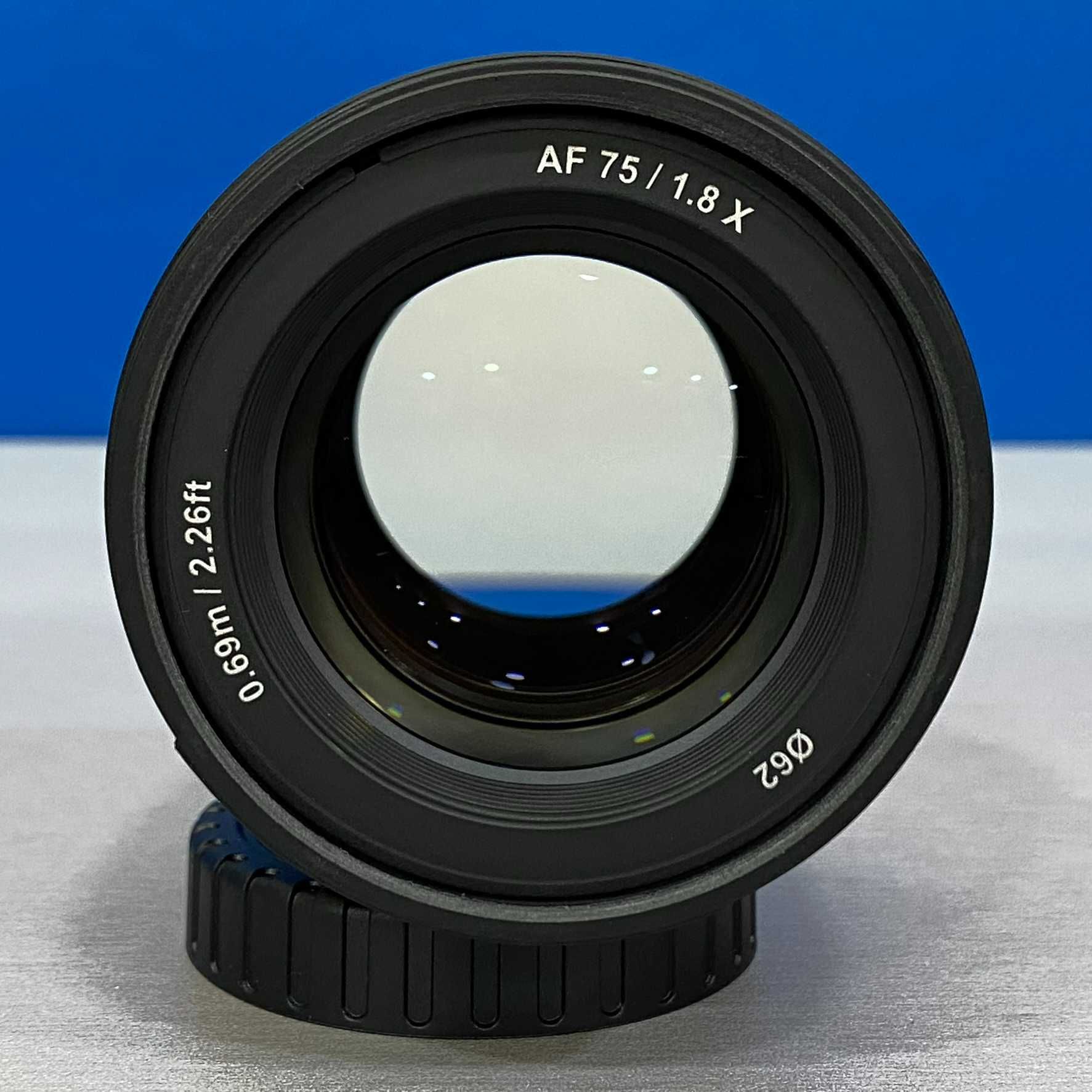 Samyang AF 75mm f/1.8 (Fujifilm X) - NOVA - 5 ANOS DE GARANTIA