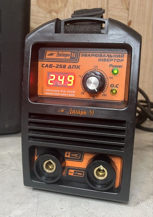 Зварювальний апарат → Дніпро-М САБ-258 ДПК на 5.5 кВт + КЕЙС !