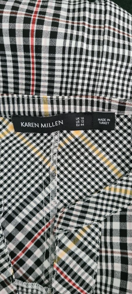 Karen Millen sukienka w krateczkę roz. 44