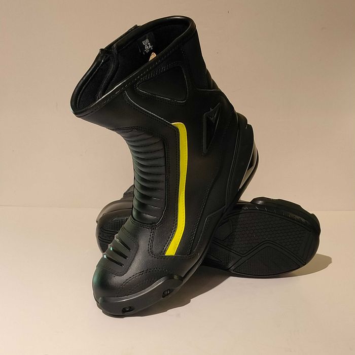 Botas motard cano alto com proteções mota scooter novas