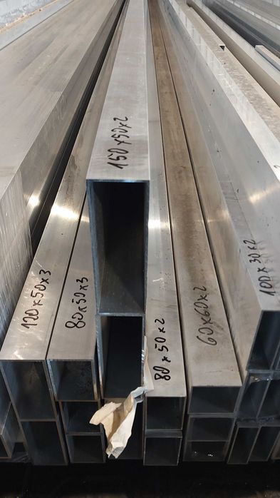 Profil aluminiowy, aluminium 150x50x2,0mm gat.6060/ PA38, Bytom