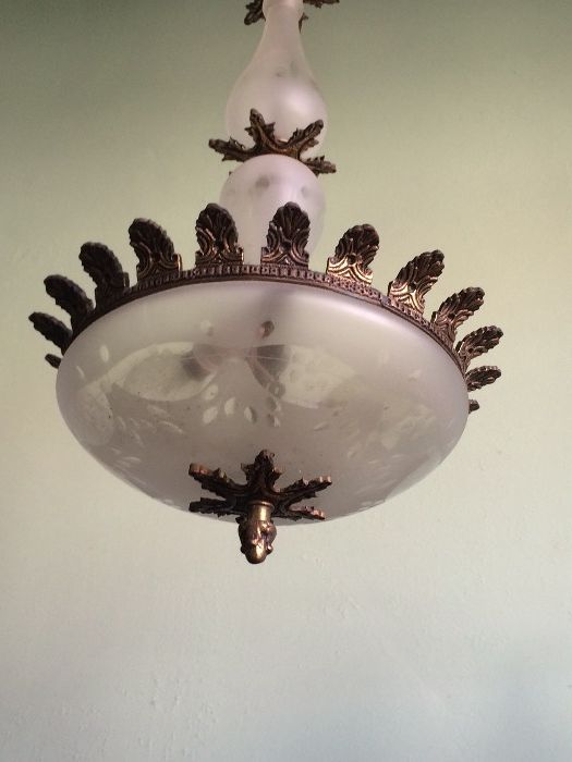 Candeeiro antigo, anos 60